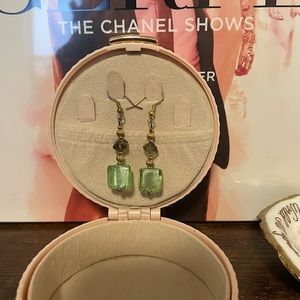 Handmade glass bead earrings!